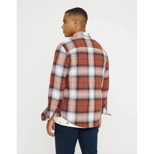 Camisa Manga Larga Cuadros Rojo - Jelvel