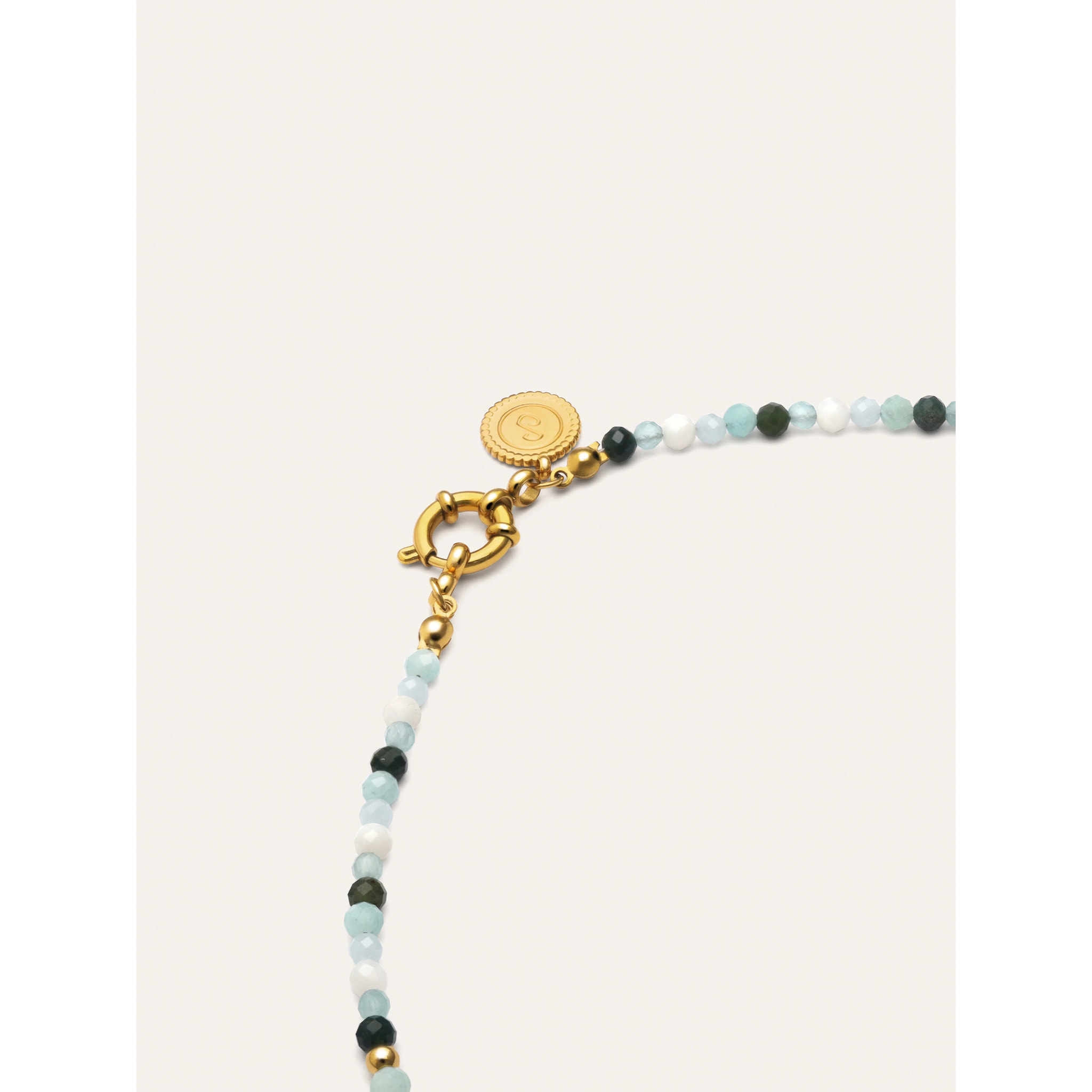 Collar Long Altea Ice Acero long Baño Oro