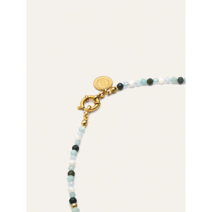 Collar Long Altea Ice Acero long Baño Oro