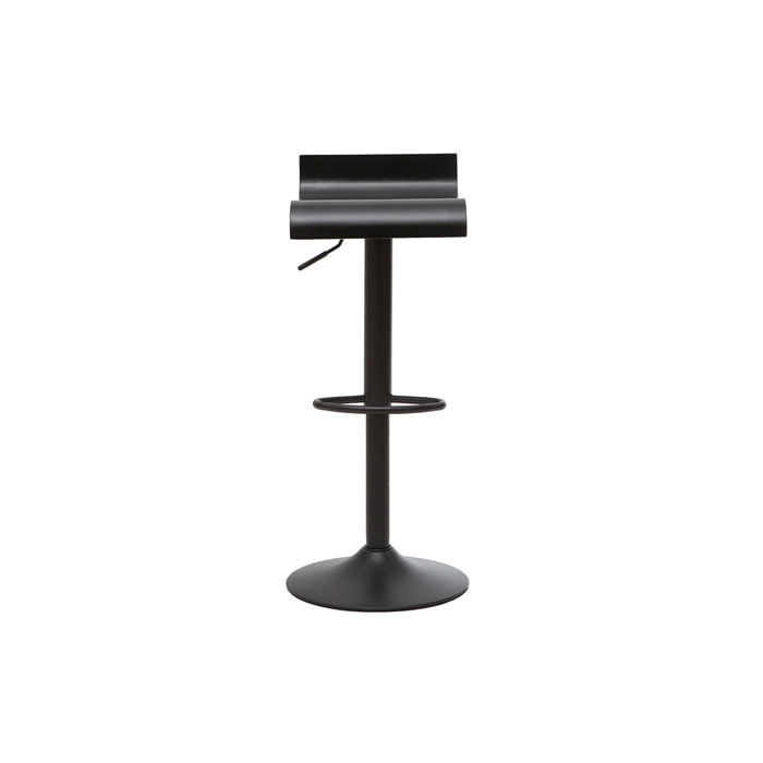 Tabourets de bar design noirs (lot de 2) SURF