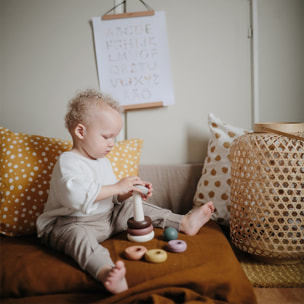 Mushie Anillos Apilables Solid