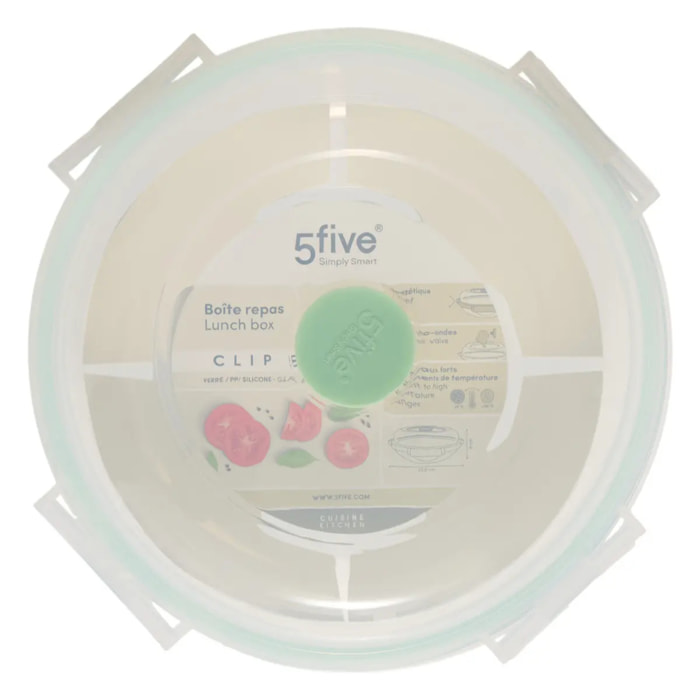 Lunch box 1,2L transparent