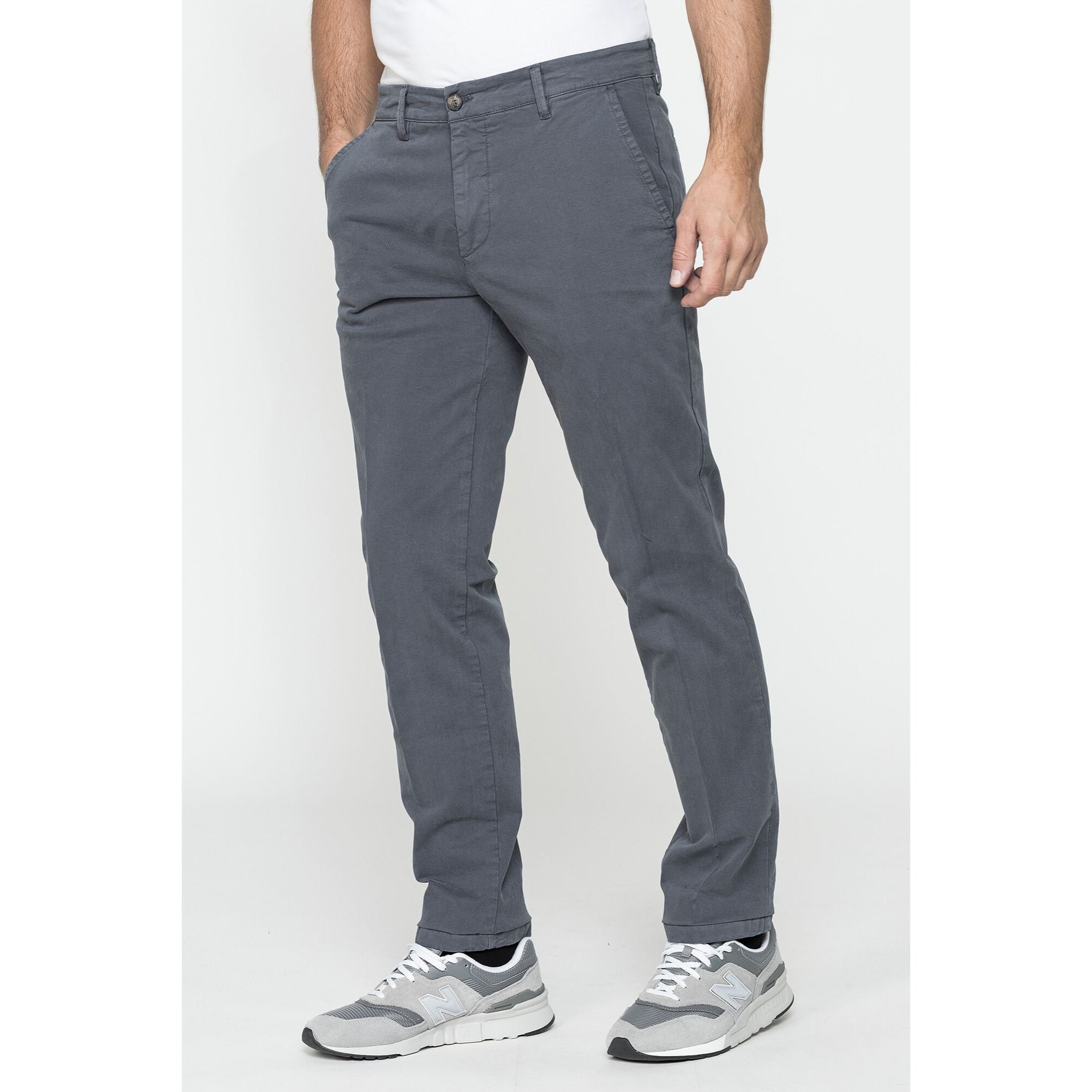 PANTALONE CHINO MOD. 624 IN GABARDINA STRETCH PESANTE