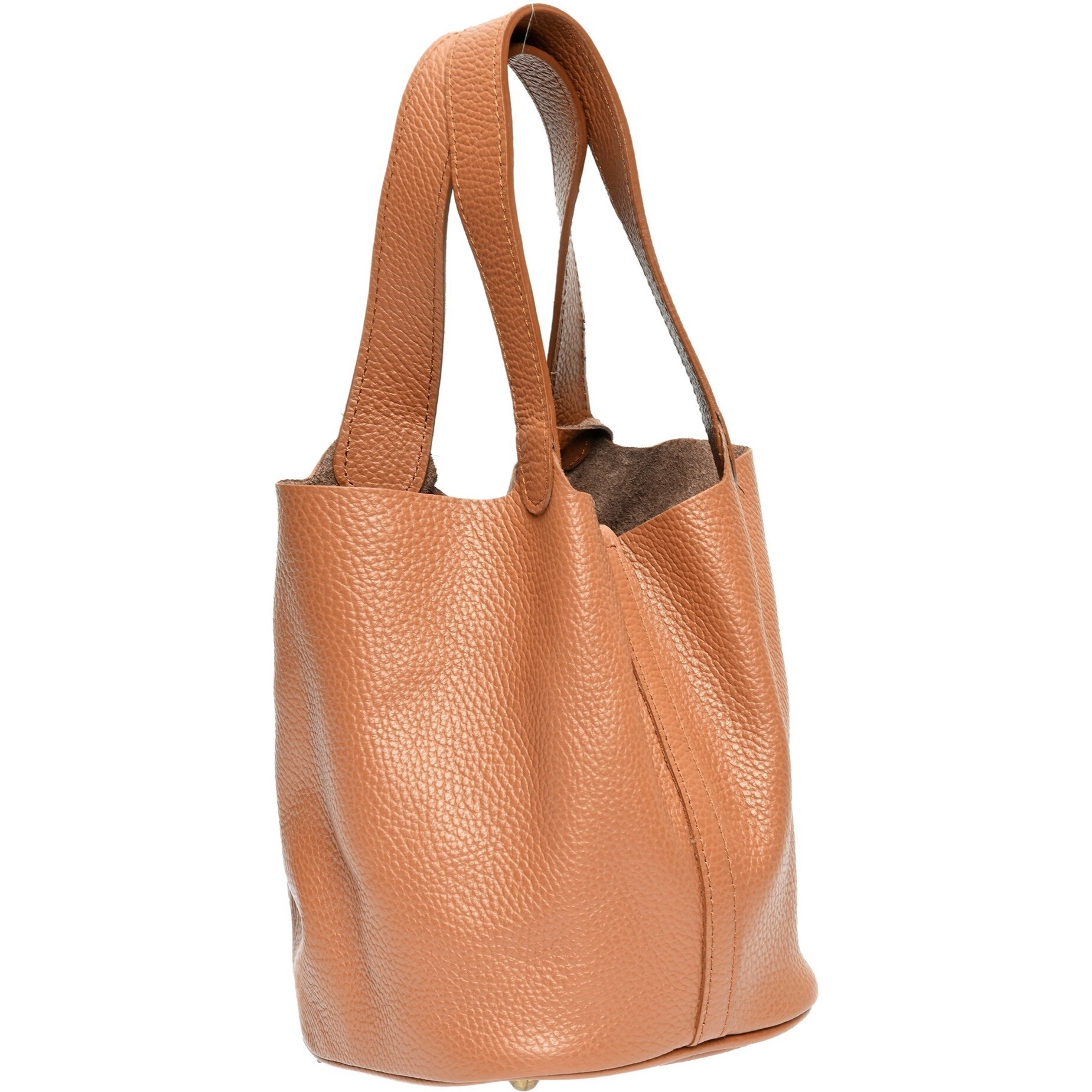 Borsa a mano Anna Luchini Cammello