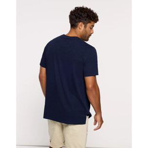 Camiseta Manga Corta Azul Marino - Loberine