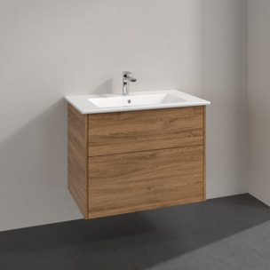 Set meuble avec vasque Finero Villeroy & Boch 80cm Chêne kansas oak