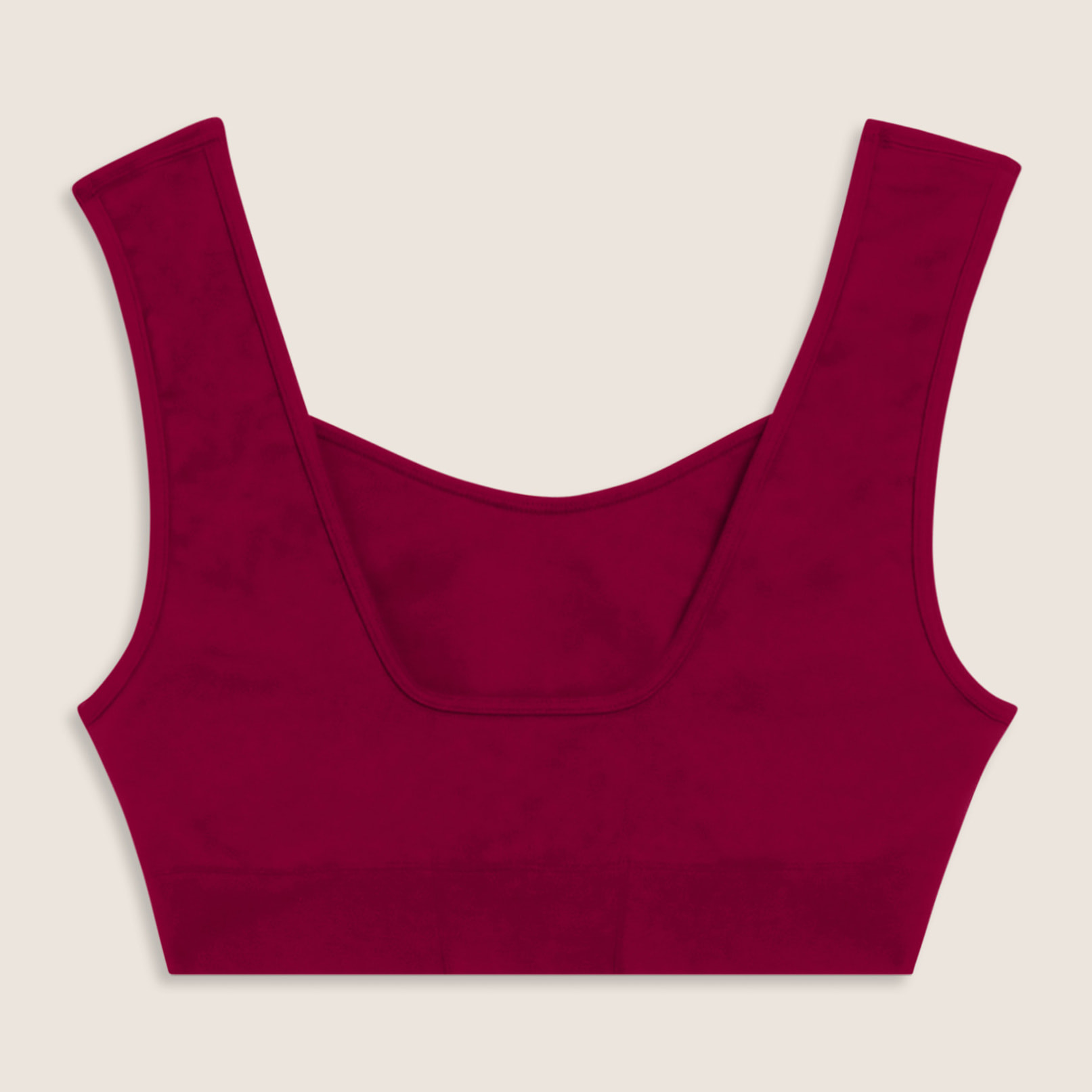 Top sportivo seamless con scollo a cuore e supporto leggero