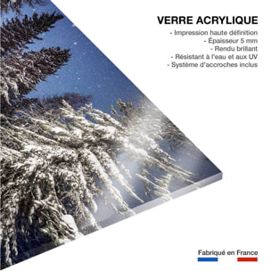 Tableau freeride ski session Tableau plexiglas