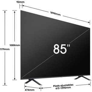 TV QLED HISENSE 85E7NQ PRO 2024