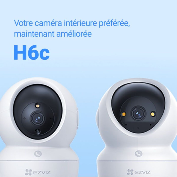 Caméra de surveillance EZVIZ H6C G1 4K