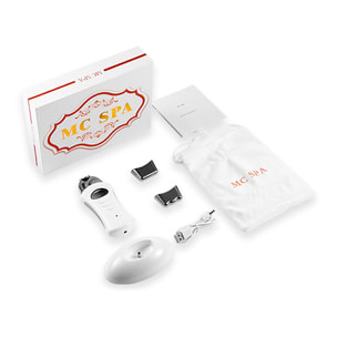 Instrumento de belleza EMS con modo de iones y 3 intensidades de corriente.