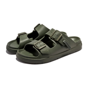 Sandalias Abiertas de Hombre Hebilla Ajustable Vibe Verde