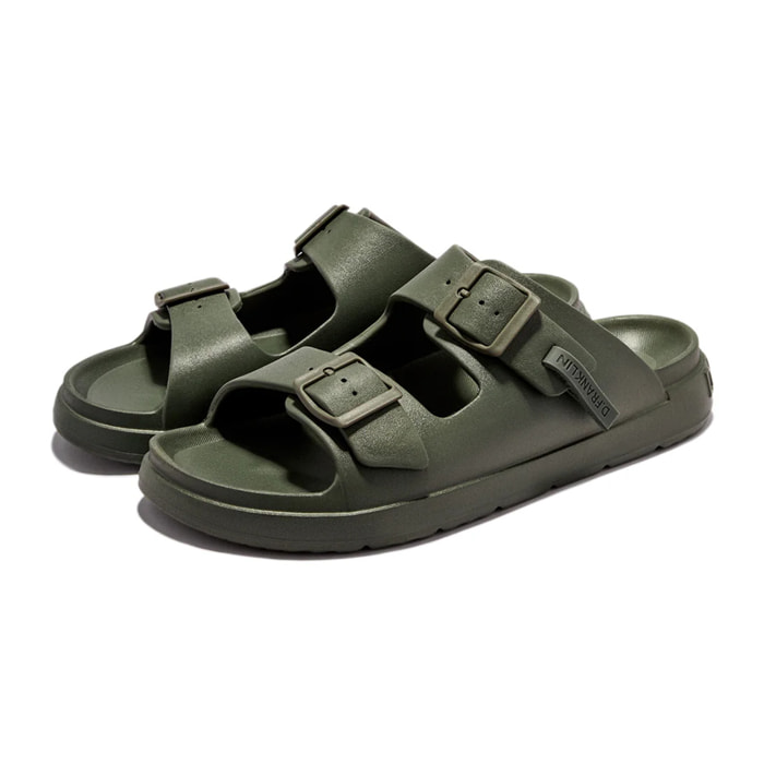 Sandalias Abiertas de Hombre Hebilla Ajustable Vibe Verde