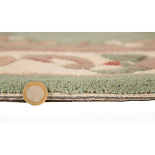 Tapis en laine de couloir AUBUSSON Vert