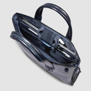Piquadro Borsa porta pc e iPad® in pelle personalizzabile con protezioni antiurto e RFID
