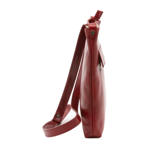 Borsa a tracolla  da uomo In Vera pelle Made in Italy 26x34x5 cm