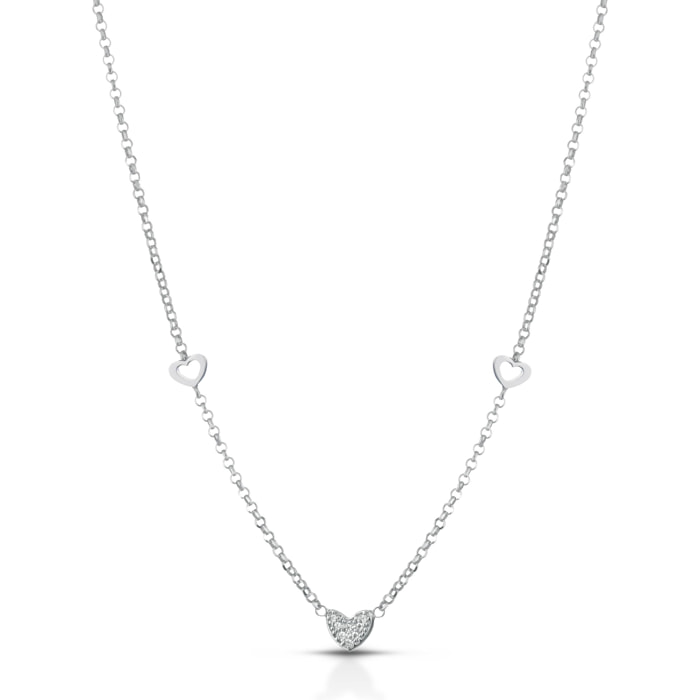 Collana Hiriwa 925 Cuore Argento