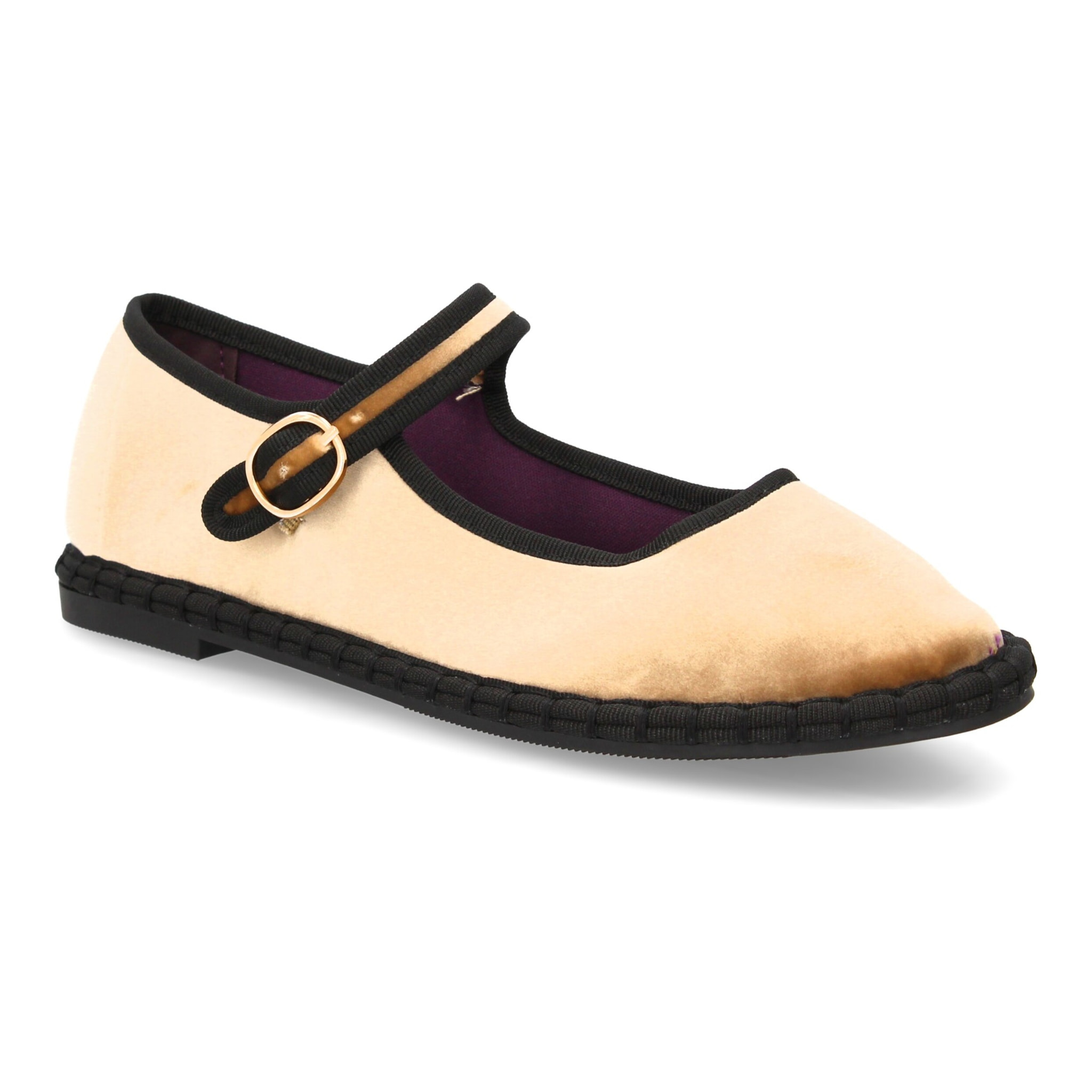 Bailarina con estampado liso para mujer.