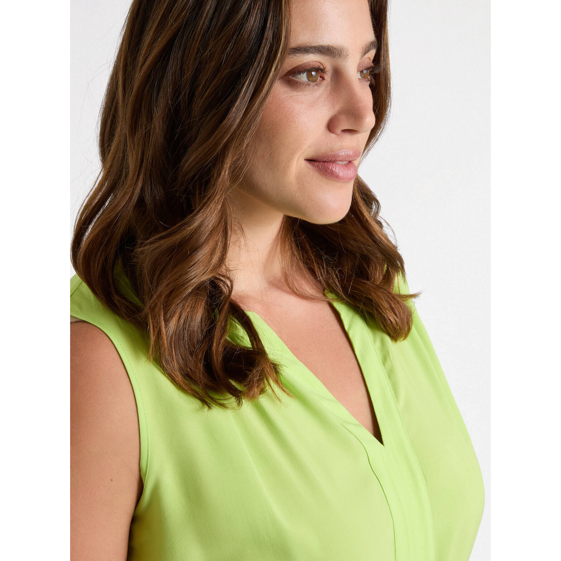 Fiorella Rubino - Top con viscosa LENZING™ ECOVERO™ - Amarillo
