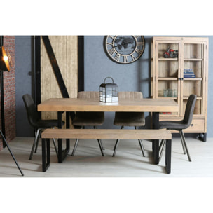 Table en bois recyclé 180 AUCKLAND