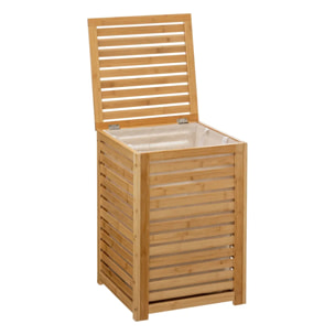 Panier à linge 65L "Sicela" bambou