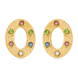 Pendientes Lux by Lux acabadoss oro 18k