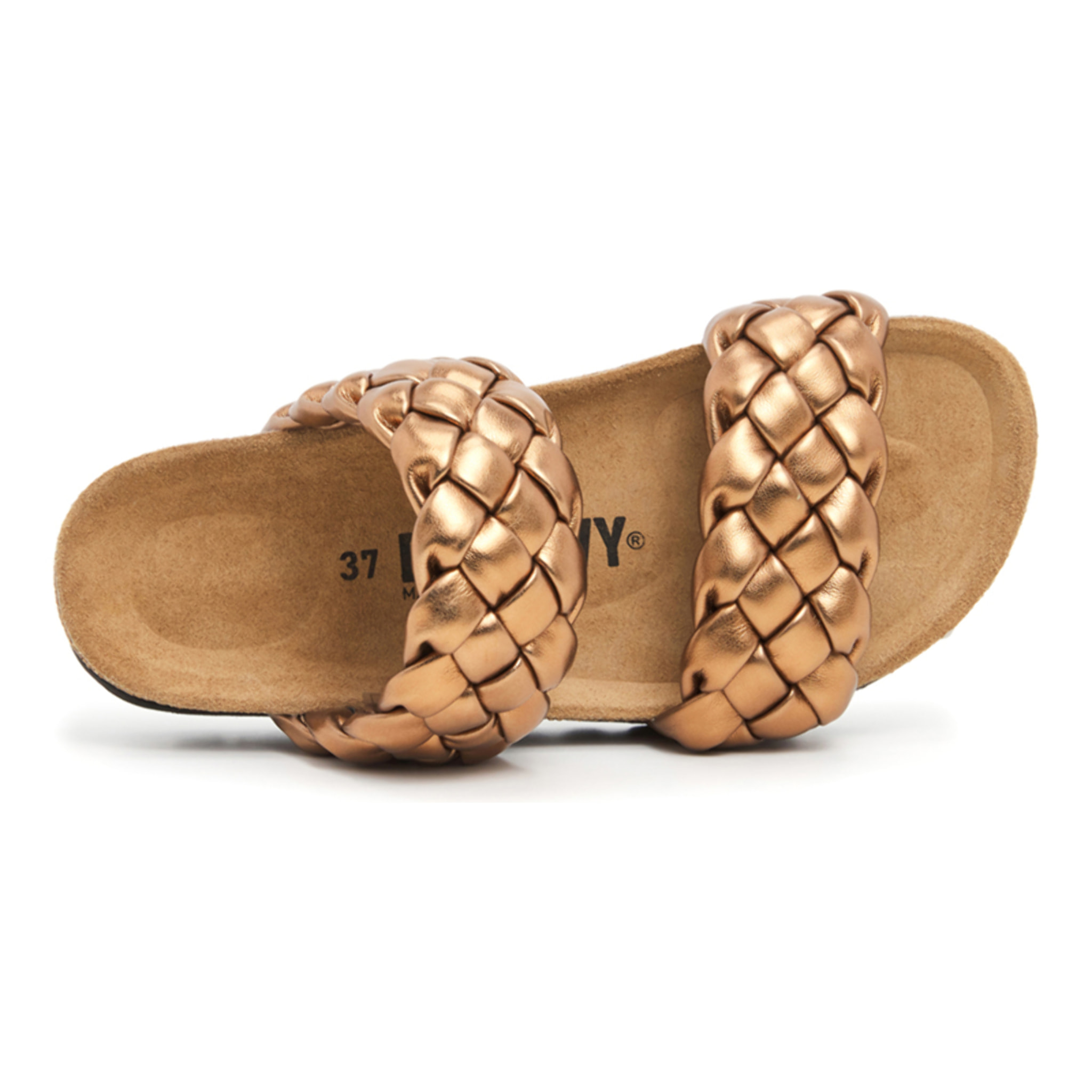 SANDALO CON ZEPPA BILLOWY MARRONE