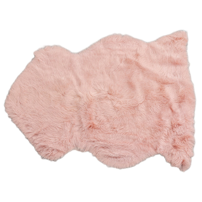 Peau de mouton Heidi 85x65cm rose Kare Design