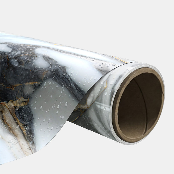 Rouleau revêtement adhésif imperméable - Sticker lavable plan de travail - ÉPOXY MARUVA