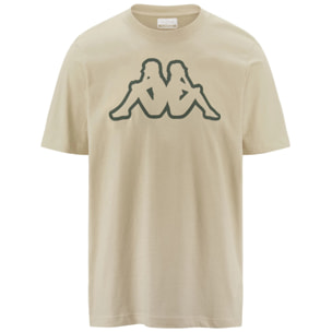 Kappa - Camisetas y tops Hombre Beige - Logo Amberis Dk