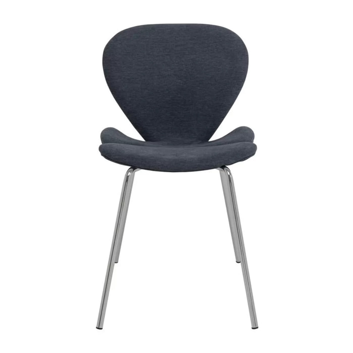 Chaise Soft Petal bleue Kare Design