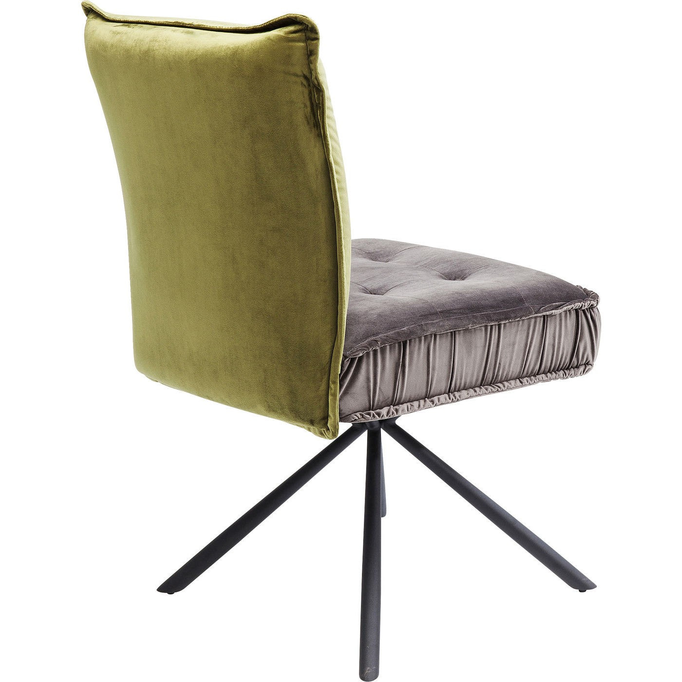 Chaise Chelsea verte et grise Kare Design