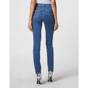 PHILIPP PLEIN Jegging a vita alta