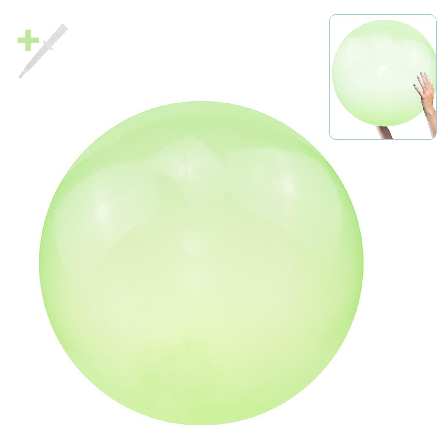 Bubble Ball gigante. Hinchable con agua o aire, 70cm.