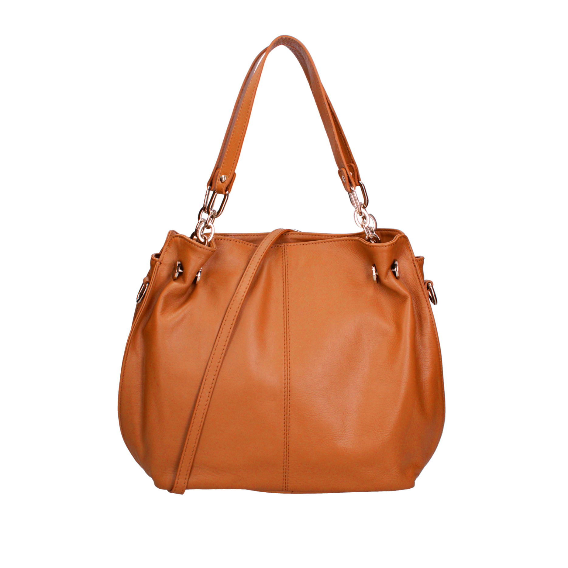 Borsa a mano da donna Made in Italy - Modello Ereba - 100% pelle - 38.0 x 30.0 x 12.0 cm