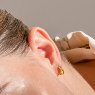 Pendientes acabado oro 18K