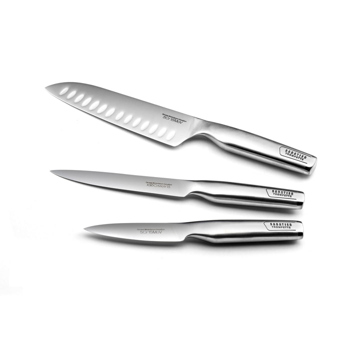 Asean - Juego de 3 cuchillos de cocina