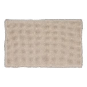 Tapis Waffle 80x50cm beige