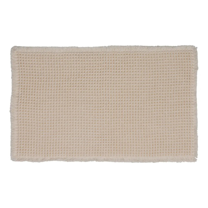 Tapis Waffle 80x50cm beige