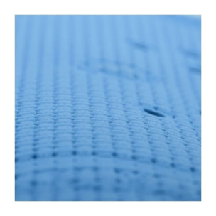 Tapis Fond de baignoire PVC ALASKA Bleu Bermuda Spirella