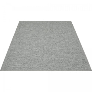 Tapis exterieur PUKET EX Gris 67x180 en polypropylène doux et soyeux