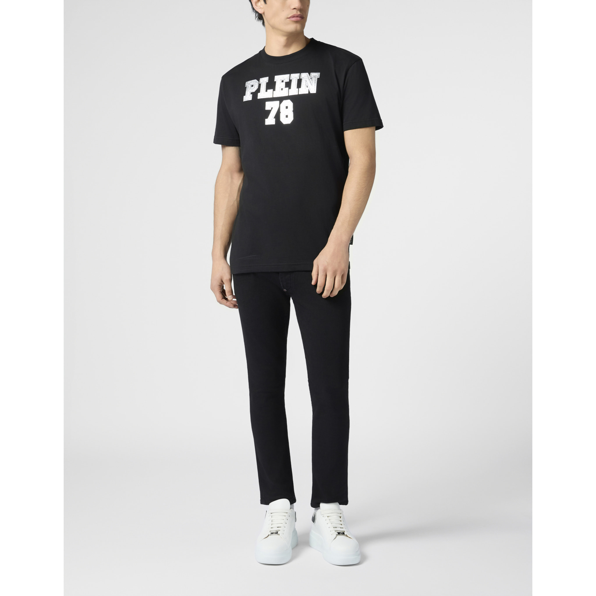 PHILIPP PLEIN Round Neck T-Shirt College