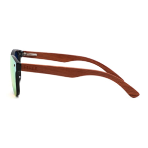 Gafas de Sol Feler 1504M-5 Polarizadas de Madera Unisex 55 mm