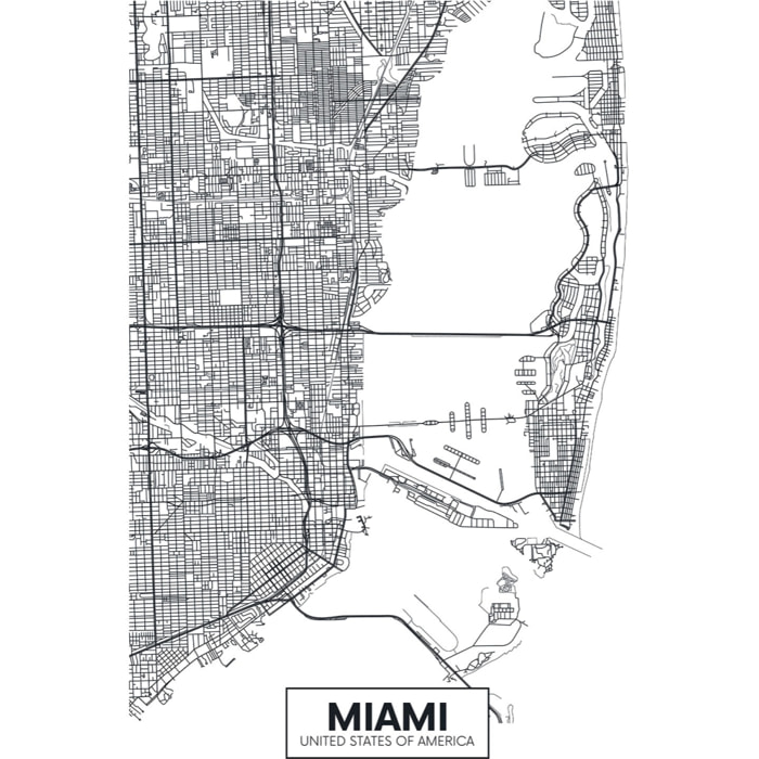 Tableau miami usa Tableau plexiglas