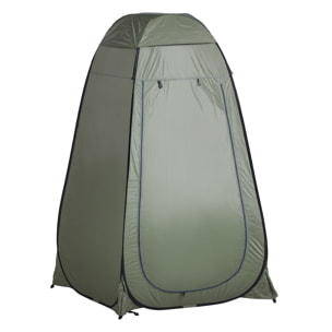 Tienda de Ducha Pop-Up Tienda de Privacidad Portátil Tienda Instantánea con Bolsa de Transporte para Baño Vestuario Cambiador 120x120x190 cm Verde