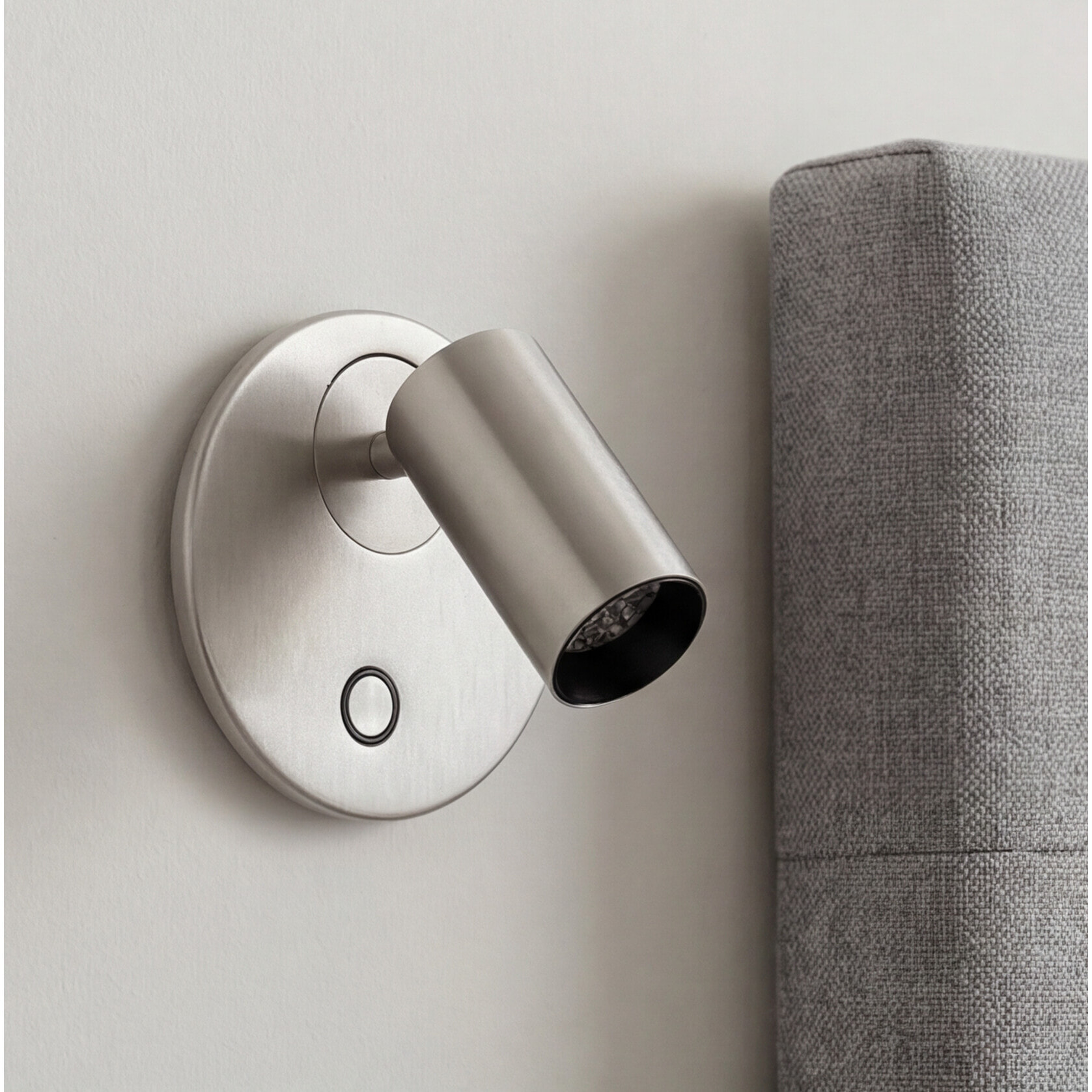 LEDS C4 Luz de lectura Chic LED 3.9 Blanco cálido - 2700K TOUCH DIMMING Níquel satinado 200lm