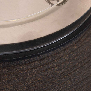 Botticelli - Camino a bioetanolo da terra, braciere da giardino Ø 40xH54 cm, colore marrone