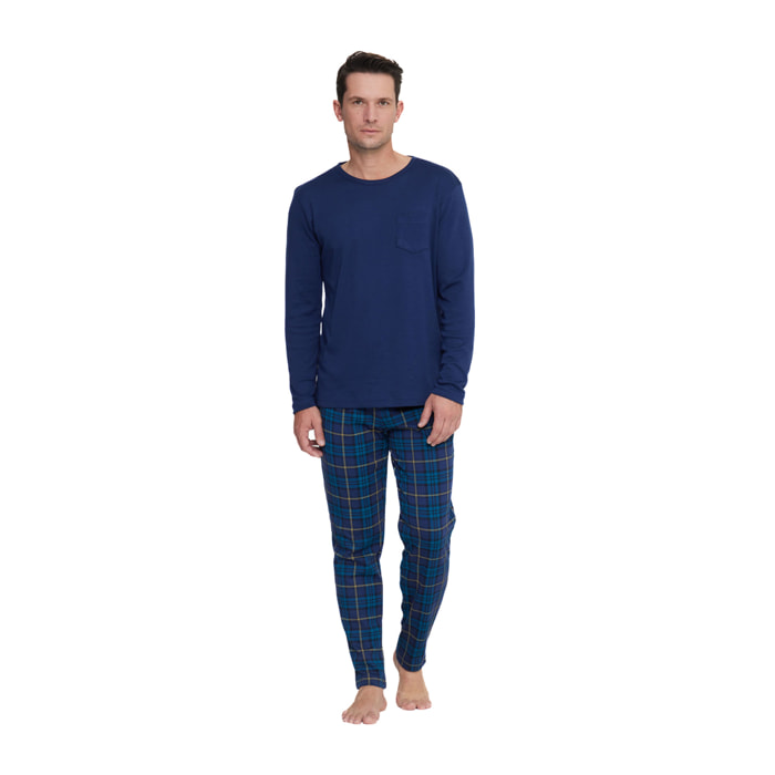 Pigiama uomo paddy in caldo cotone girocollo Noidinotte