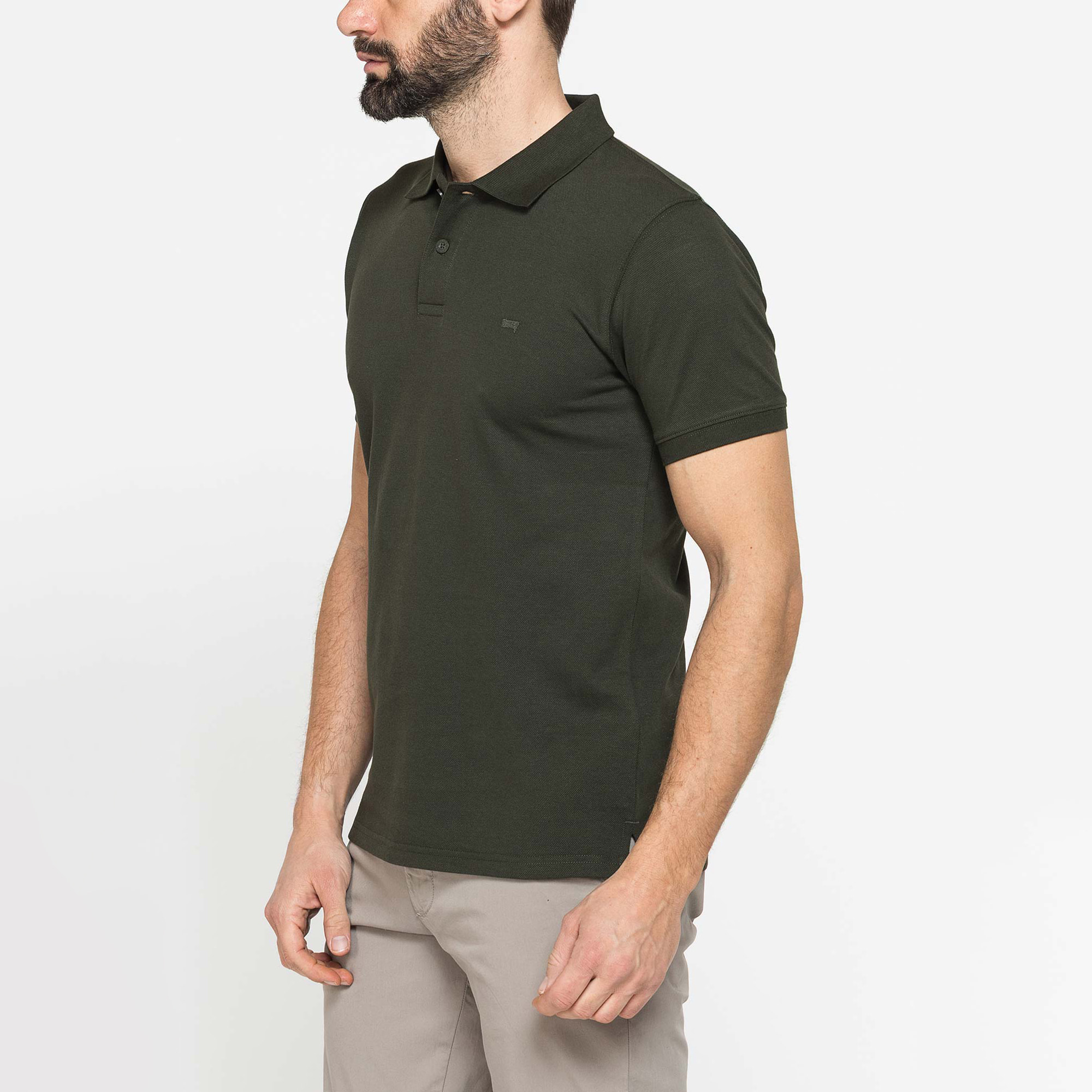 POLO MANICA CORTA TINTA UNITA IN DRY COTTON PIQUET