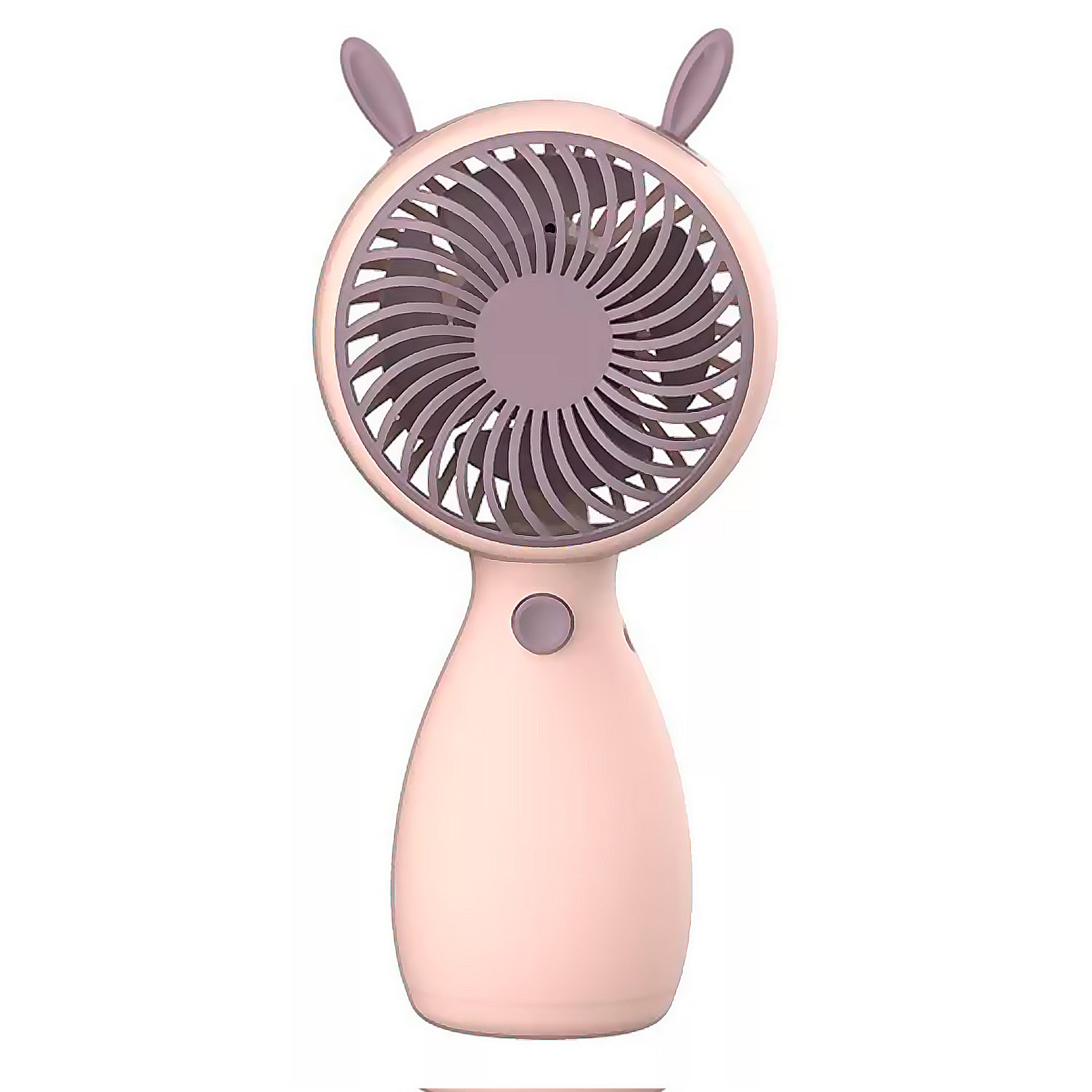 DAM Mini Ventilatore Palmare con Orecchie 13,00x6,00x5,00 Cm. Colore rosa